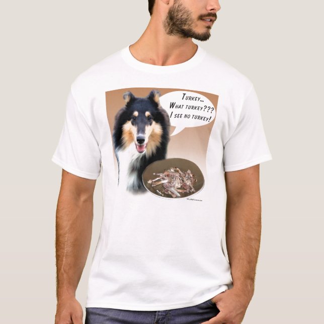 Collie Turkey T-Shirt (Front)