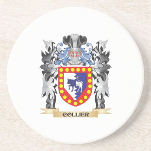 Collier Coat of Arms - Family Crest Coaster