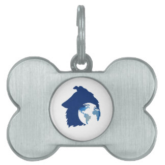 ColliesWithoutBorders Logo Pet ID Tag