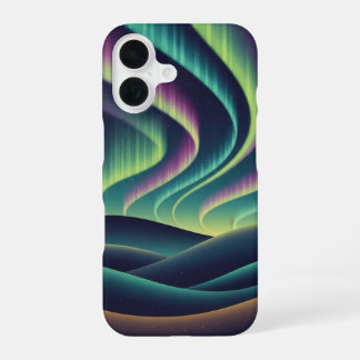 Collines aux Aurores Rétro iPhone 16 Case