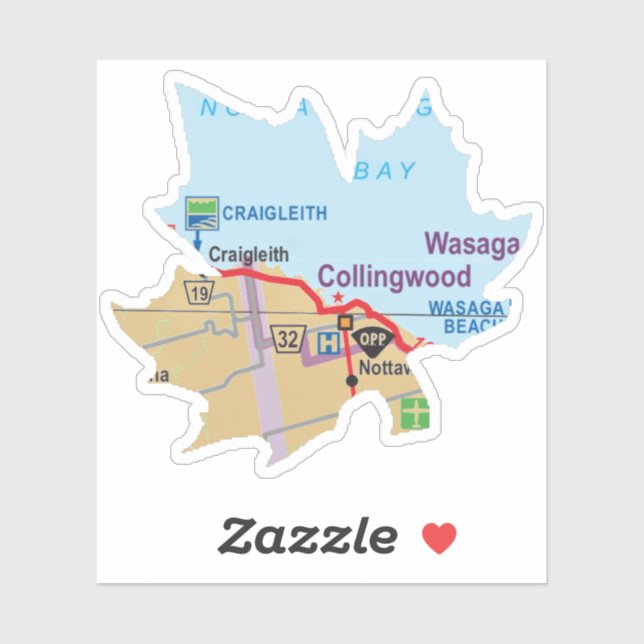 Collingwood Ontario Map (Sheet)