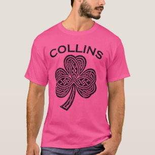 Collins Family Last Name Irish Ireland Celtic T-Shirt