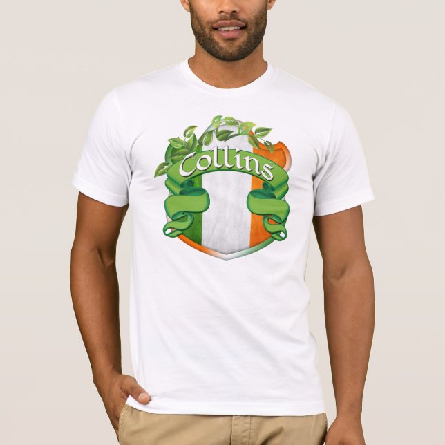 Collins Irish Shield T-Shirt (Front)