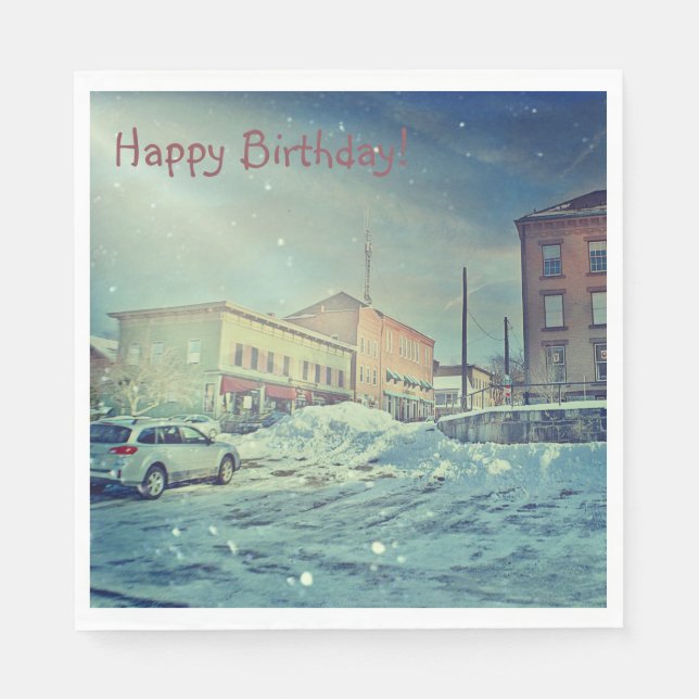 Collinsville Birthday Napkin (Front)