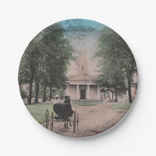 Collinsville Congregational Church Paper Plate