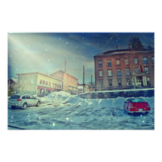 Collinsville Snowscene Photo Enlargement Print