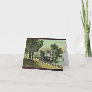 Collinsville Train Depot Notecard
