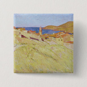 Collioure Landscape 15 Cm Square Badge