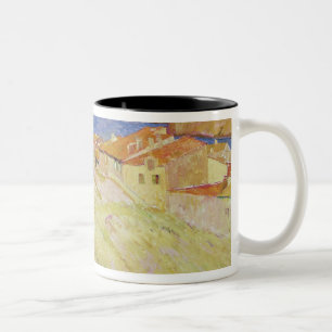 Collioure Landscape Two-Tone Coffee Mug