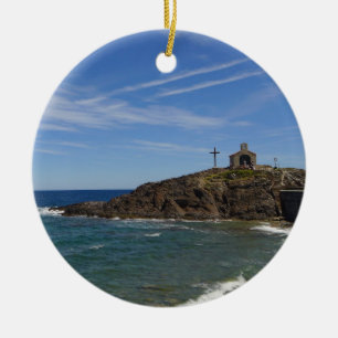 Collioure: St Vincent Chapel Ceramic Tree Decoration