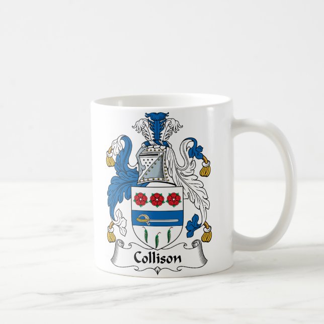 Collison Family Crest Coffee Mug (Right)