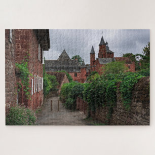 Collonges-la-Rouge, the red village in France Jigsaw Puzzle