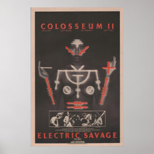 COLLOSEUM 2 Poster - 1977 original NME - Electric