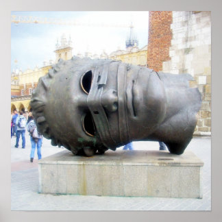 Collossus head poster