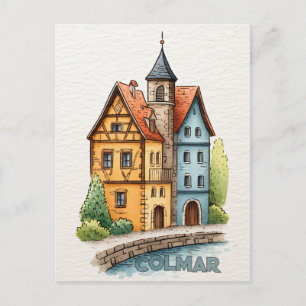 Colmar France Travel Postcard