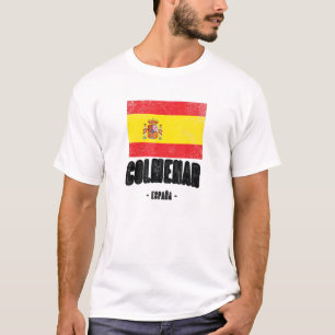 Colmenar Spain Es Flag City - Bandera Ropa - T-Shirt