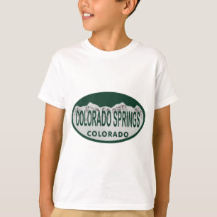 Colo Spgs license oval T-Shirt