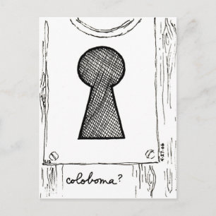 Coloboma postcard