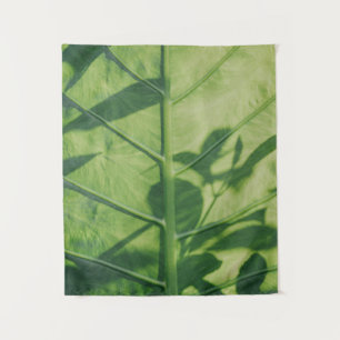 Colocasia esculenta leaf tapestry