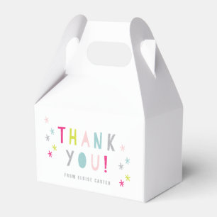 Coloful Confetti Type Favour Box