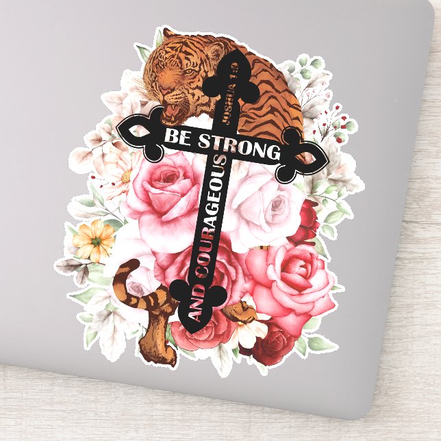 Coloful Tiger Be Strong And Courageous  (Detail)