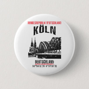 Cologne 6 Cm Round Badge