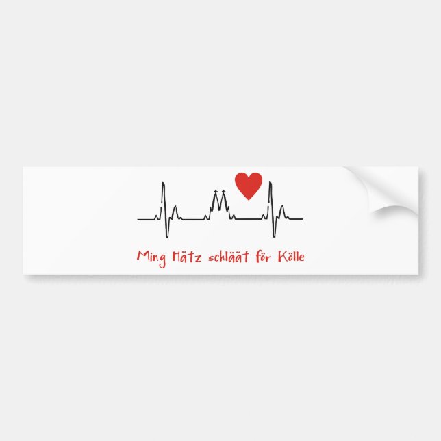 Cologne Bumper Sticker (Front)