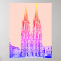 Cologne cathedral 1911 – Kölner Dom pastel