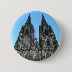 Cologne Cathedral 6 Cm Round Badge
