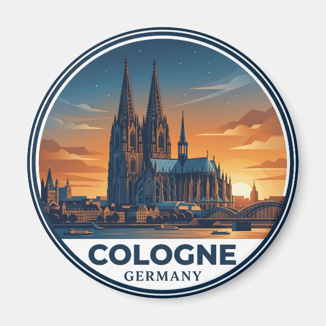 Cologne Cathedral Germany Magnet (Front)