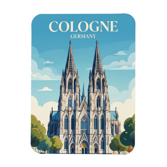 Cologne Cathedral Germany Magnet (Vertical)