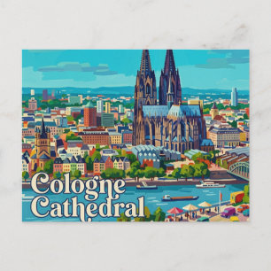 Cologne Cathedral Germany Postcard