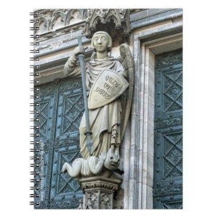 Cologne Cathedral Statue Spiral Notebook