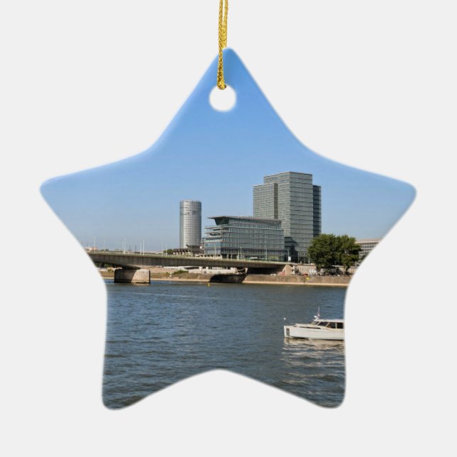 Cologne Ceramic Tree Decoration (Front)