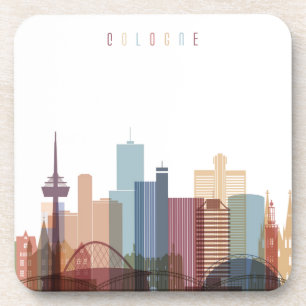 Cologne, Germany City Skyline Coaster