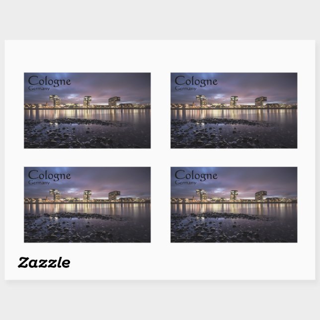 Cologne Germany Rectangular Sticker (Sheet)