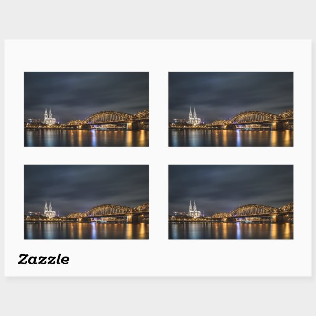 Cologne Germany Rectangular Sticker (Sheet)
