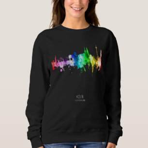 Cologne Germany Skyline Skyscrapers Sweatshirt