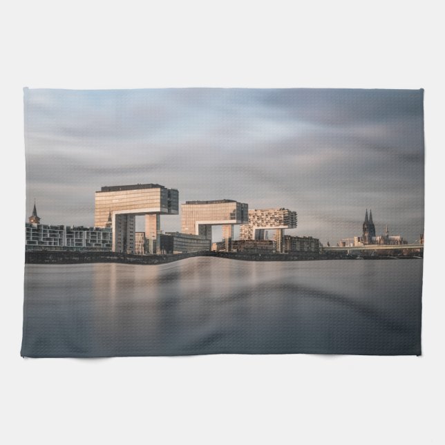 Cologne Germany Tea Towel (Horizontal)