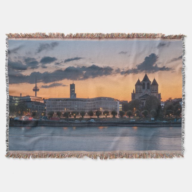 Cologne Germany Throw Blanket (Front)