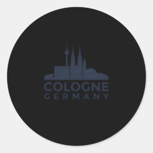 Cologne Gery Koln Ger Classic Round Sticker