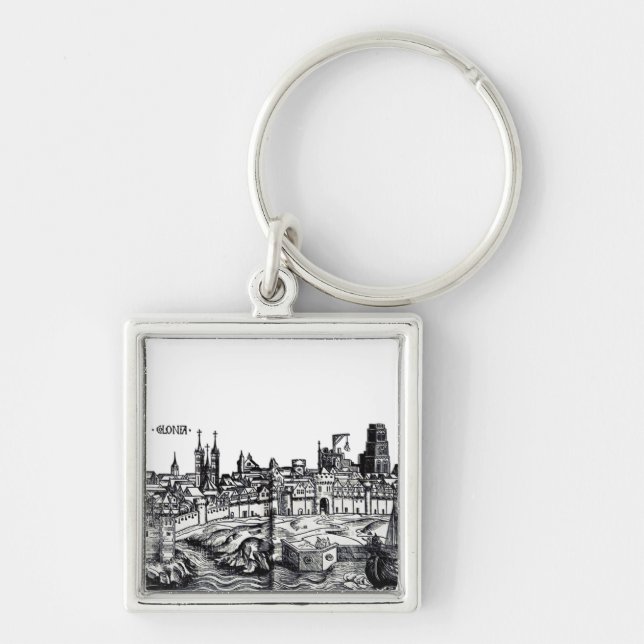 Cologne in North Rhine Westphalia Key Ring (Front)