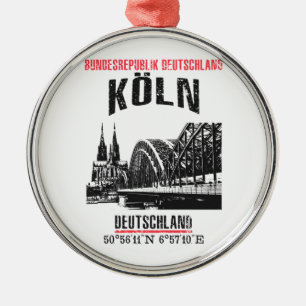 Cologne Metal Tree Decoration