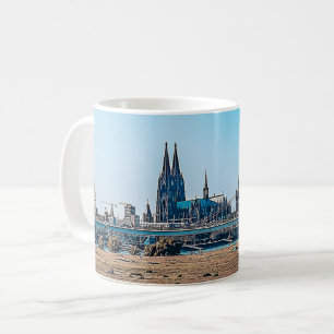 Cologne Panorama with Cologne Cathedral Coffee Mug