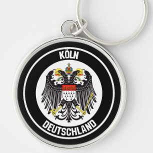 Cologne Round Emblem Key Ring