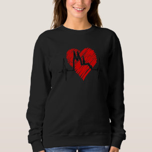 Cologne Skyline Heartbeat Germany Köln Cologne Cat Sweatshirt