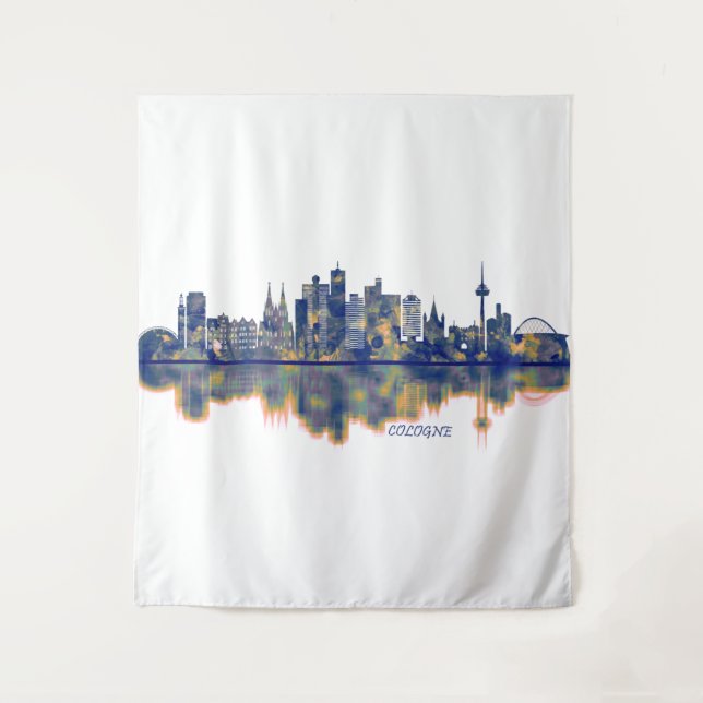 Cologne Skyline Tapestry (Front)