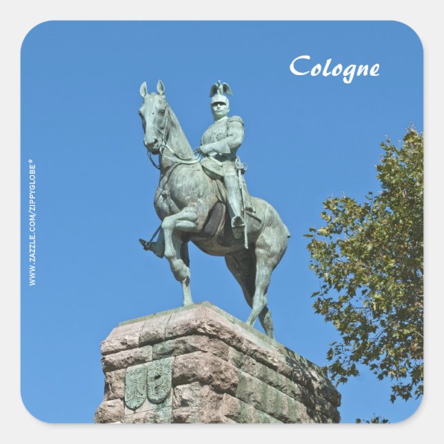 Cologne Square Sticker (Front)