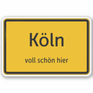 Cologne Sticker Autosticker