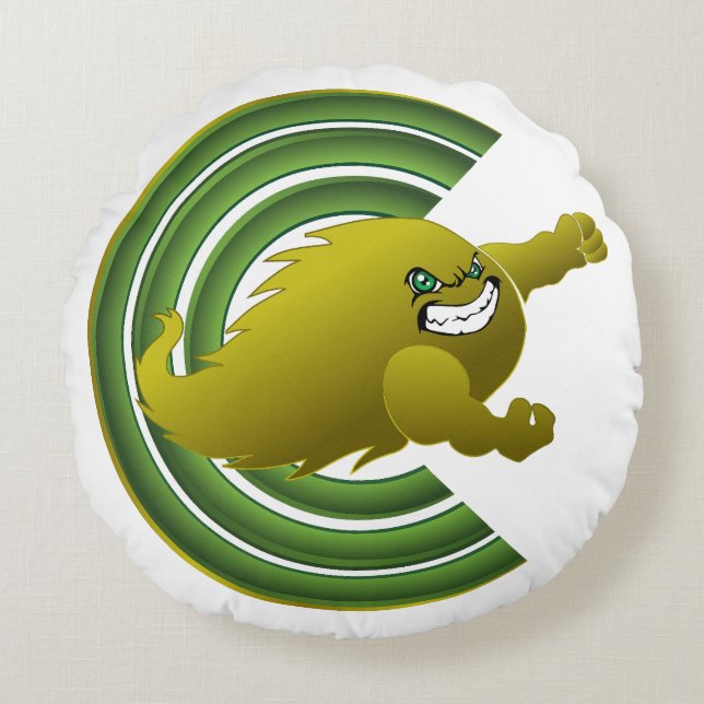 Coloma Comets #2 Round Cushion (Front)